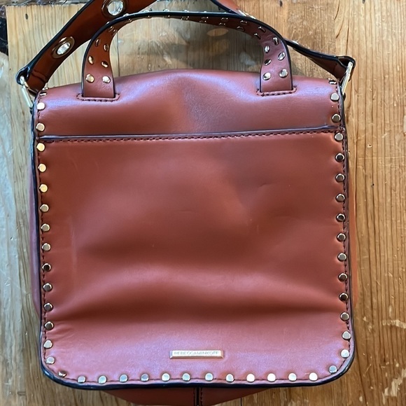 𝅺rebecca Minkoff Midnighter Top Handle Feed Crossbody bag in Brick - Picture 2 of 16